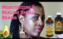 Moisturizing and Sealing Small Braids | Natural Hair | Protective Style