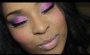 Fun & Bright Pink and Purple Eyeshadow: Inexpensive Makeup Tutorial