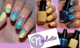 'Nailette' Monthly Mini Nail Box Review and Nail Design