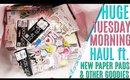 Tuesday Morning Haul This Week ft. New Paper Pads and Many Other Craft Goodies incl Fringe Scissors!