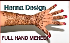 Henna designs Learn How to make henna mehendi design full hand bridal henna design