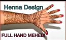 Henna designs Learn How to make henna mehendi design full hand bridal henna design