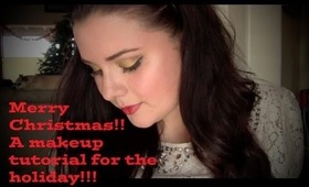 Holiday party makeup tutorial!!!