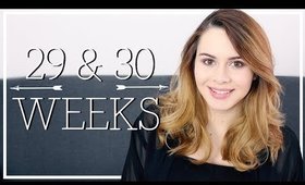 29 & 30 Weeks Pregnant | TEST RESULTS & BODY ISSUES!