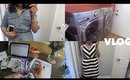 vlog | stationery haul, new appliances, work ootds