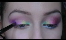 Tie Dye Inspired Makeup