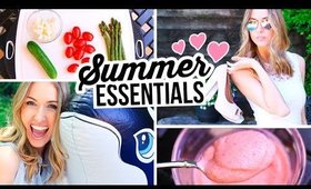 SUMMER ESSENTIALS 2015 || Beauty Hacks, Healthy Recipes & Outfits!!