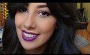 The Purple Lips Makeup Tutorial | MARIA QUINTAS