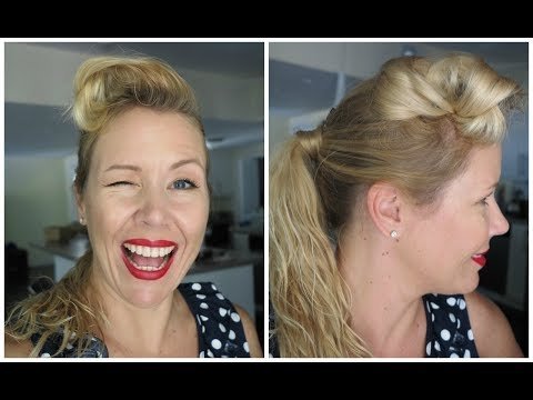 PINUP ROCKABILLY PONYTAIL HAIR TUTORIAL | Sissi N. Video | Beautylish
