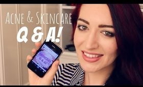 "Best Acne Scarring Treatments?" "Dry & Acne Prone Skin?" SKINCARE Q&A!