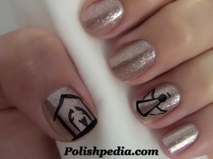 This design is to help us remember who we celebrate for on Christmas.

Watch My Video Tutorial @ http://polishpedia.com/manger-scene-christmas-nail-art.html