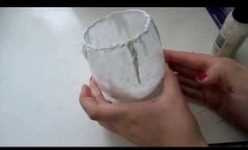 DIY Snow Candle Holder: The 10 Days of DIY