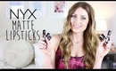 NYX Matte Lipsticks: New Shades & Swatches