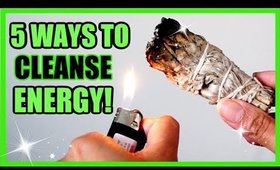 🔮 5 WAYS TO CLEANSE YOUR ENERGY AND YOUR HOME 🌙🔮 USE SAGE, SALT AND MUSIC - QUARANTINE EDITION