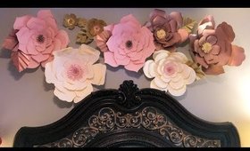 Como hacer Flores de Papel - Tutorial Paper Flowers