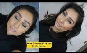 #brownskinmakeup How to Easy green metallic smokey eye talk through tutorial