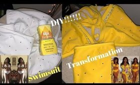 DIY!!!  Swimsuit Transformation!!