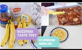 BUZZFEED taste test #1// upside down Banana bread