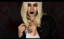 Bride of Chucky Tiffany Inspired Makeup Tutorial ft. Princesswig Synthetic Lace Front Wig