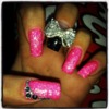 Funky Bling Nails by Alisha