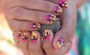 Hawaii Sunset Inspired Nails!