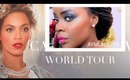 Makeup Tutorial Beyonce Mrs. Carter World Tour| MAC Retro Matte Flat Out Fabulous