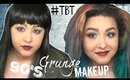 #TBT 90's Grunge Inspired Makeup Tutorial(NoBlandMakeup)