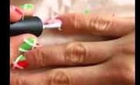 Neon nail polish tutorial - fun summer 2012 trend!