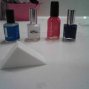 Attempting the ombre nails. (: