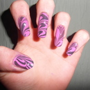 Pink & Grey water Marble