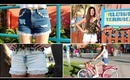 DIY Lace Trim Denim shorts + How I wear them! (BuyorDIY)