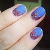 Glitter Drip Nails