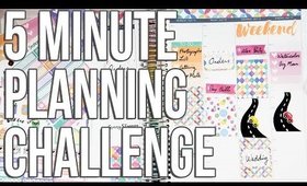 5 Minute Planning Challenge | #5min2plan