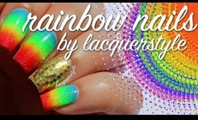 Rainbow Nails Tutorial | lacquerstyle