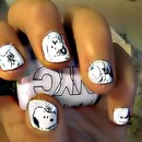 News Papper Nail Art