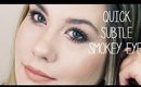 Quick & Easy Subtle Smokey Eye | Brittany Adam