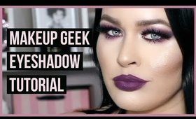 PURPLE GLITTER CUT CREASE I MAKEUP GEEK X MARSTE BLOOM PALETTE I BIBO WEEKLY!!!