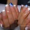French witch blue strips