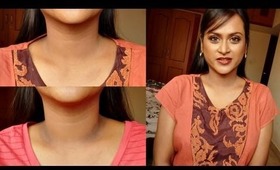 How I lightened my Dark Neck Naturally !!