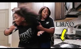 COKE PRANK ON SISTER! (FIRST PRANK ATTEMPT)