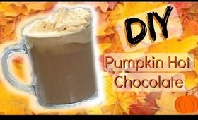 DIY Pumpkin Hot Chocolate at Home │ Homemade Fall Drink Recipe