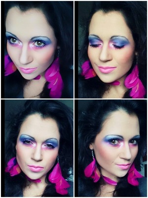 80's Disco inspired Makeup.