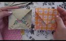 Making cute scrap paper envelopes for junk journals and swaps