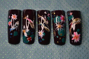 Koi nail art ;)