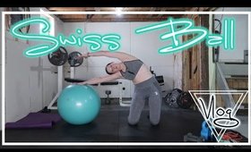 Exercise Ball Routine | At Home Workout | Caitlyn Kreklewich