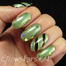 Green holo, stripes and hearts