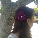 flower hair accessory 