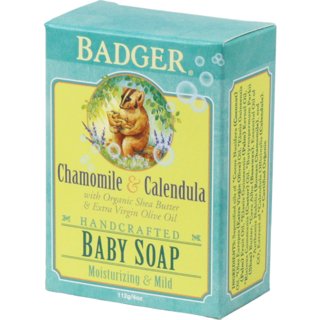 Badger Chamomile & Calendula Baby Soap