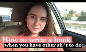 HOW TO WRITE A BOOK WHEN YOU HAVE A JOB [CC]