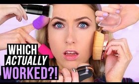 5 WEIRD Foundation Applicators?! || What Worked & What DIDN'T #5in5